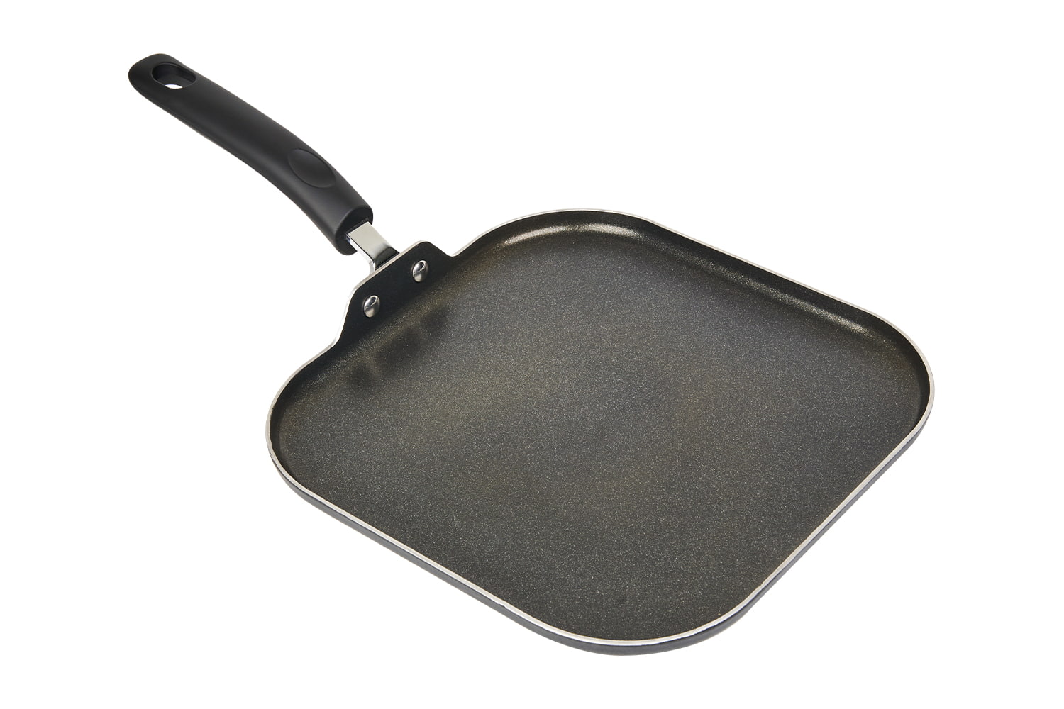 28 cm non-stick stekepanne/flatgrill i aluminium med ekstremt slitesterk mineral- og diamantbelagt overflate, uten PFOA