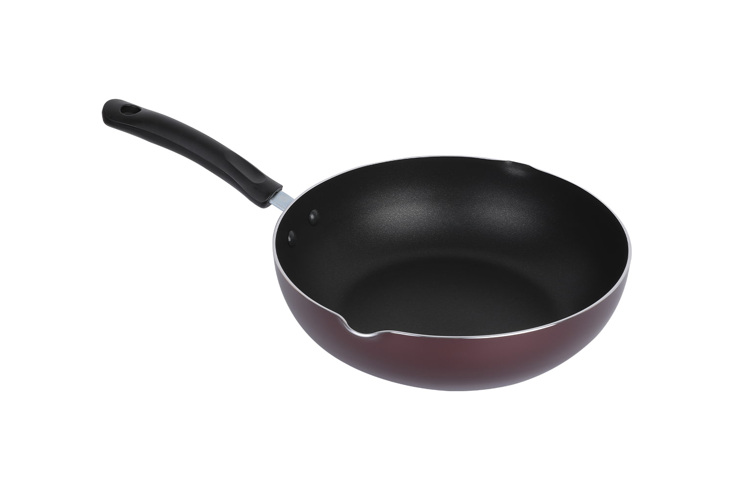 CLW2851 Wok-No glasslokk 28 wok, Flaming Wok, non-stick wok